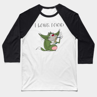 Food Lover Baseball T-Shirt